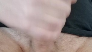 MASSIVE cock close up wank