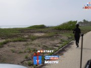 Busty milf wants to fuck hard in the car and earns a big pearl necklace cumshot 1/16