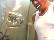 Sexy girl pisses in the toilet and gets her pussy drilled deep by a muscular dude 6/16