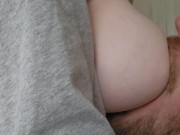 Beautiful Big Titty Dark Haired Girlfriend Gets Tits Sucked And A Deep Dripping Creampie 8/16