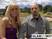 Guy lets his wife fuck a stranger 2/16