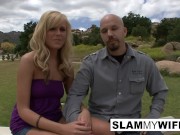 Guy lets his wife fuck a stranger 3/16