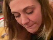 Sucking Cock in new Strappy Outfit 4/16