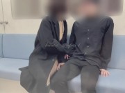 【電車痴女】 電車で痴女がコートを脱いできてえっちなビキニで誘惑されてしまい、2回もたっぷり搾り取られてしまった♡ 2/16