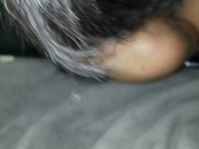 Wife sucks my cock like she's mad at it. Slobber everywhere 16/16