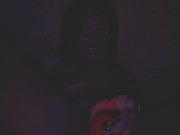 Watch me Play with my ROSE toy in the Bathroom