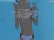 Hungarian tiny beauty Hermione Ganger in the pool 12/16