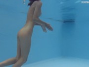 Hungarian tiny beauty Hermione Ganger in the pool 15/16