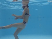 Hungarian tiny beauty Hermione Ganger in the pool 6/16