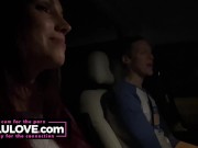 Amateur couple shares excitement from behind the porn scenes of their first non-adult live stage show - Lelu Love 8/16