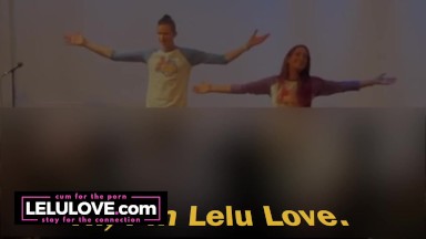 Amateur couple shares excitement from behind the porn scenes of their first non-adult live stage show - Lelu Love