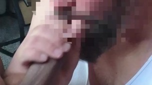 Big Black Dick for Lunch: Older Married Blue Collar Bear Sucks and Swallows