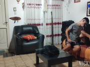 Mi hermanastra volvió de bailar muy caliente y con ganas de coger Nickixx23 - Ft Babiluchii 3/16