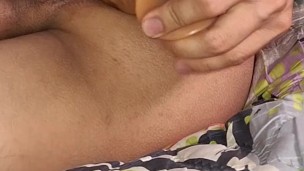 Consolando mi culo con dildo enorme hasta correrme