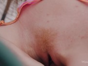 WOWGIRLS Amazing redhead model Sofilie fucking her lover in different positions wearing stockings 10/16