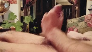 Jacking off in the red room