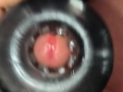Dick Flash Towel Drop Then A Fleshlight Fuck Cumming All Over The Towel 12/16