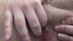 Anal stretching before shower