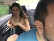 beautiful dancer changes in the back seat of the uber 14/16
