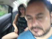 beautiful dancer changes in the back seat of the uber 16/16