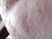 Shower teasing and cumming, bathtub play 7/16