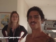 Beautiful French Amateurs Please Each Other While Traveling - Lustery 6/16