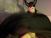 Maleficent Monika Fox Fucked Her Ass Hard With A Staff & Big Dildos With Squirt & Prolapse 3/16