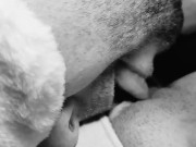 Step sons 1st Time Eating Pussy!! (Juicy Lousie) 7/16