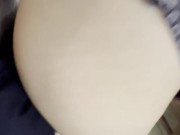 A quick fuck with clothes on, in her parents' living room