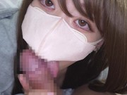 【主観】彼女の目覚ましねっとりフェラが気持ち良すぎて大量射精ぶっかけ　japanese/日本人/素人/顔出し/可愛い/主観/ハメ撮り/個人撮影 15/16