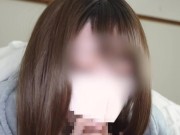 【主観】彼女の目覚ましねっとりフェラが気持ち良すぎて大量射精ぶっかけ　japanese/日本人/素人/顔出し/可愛い/主観/ハメ撮り/個人撮影 2/16
