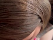 PORNHUB’S CUMSLUT WHORE deepthroats and gets fucked by tattooed guy, watch him cum on my pussy 2/16