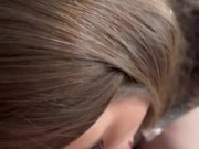 PORNHUB’S CUMSLUT WHORE deepthroats and gets fucked by tattooed guy, watch him cum on my pussy 5/16