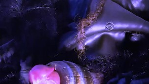 Gorilla monster uses barrel for cum sleeve!