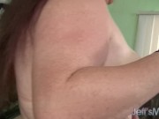 Fat Redhead Scarlett Raven Gets Railed 3/16