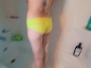 piss her panties then i piss on her pussy panties 3/16