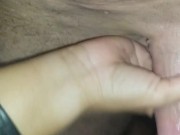 Fucking my wife's throat as she hangs off the side of a motel bed 5/16