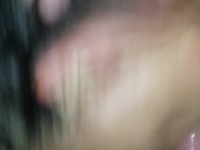 Fuck my wife's face until I cum in her mouth and on her tits 12/16