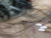 Fuck my wife's face until I cum in her mouth and on her tits 3/16