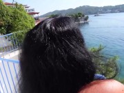 PUBLIC EXTREME! FUCKED ON THE HOTEL TERRACE! 14/16