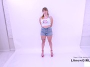 Straight girl seduced by Lesbian Stylist at photoshoot 2/16