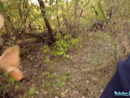 Public Agent Clemence Audiard POV blowjob and public sex with big dick