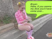 Creaming Typical Chubby Cheeks Coed Chloe Cherry Craves Cock Cream! 2/16