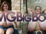 Alice is getting bigger and heavier. She swings those fat tits around and claps them. 15/16