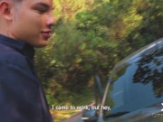 Nymphomaniac fucks her lover and the mechanic on a public-Danner Mendez & Yenifer Chacon 9/16