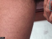 Bushy Queen Pisses All Over My Natural Body 8/16