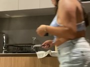 oh I never thought a girl would masturbate me with a cucumber 🥒 3/16