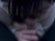 口の中に大量に射精されるショートヘア女子♡bloujob cuminmouth 13/16