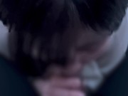 口の中に大量に射精されるショートヘア女子♡bloujob cuminmouth 14/16