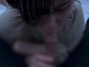 口の中に大量に射精されるショートヘア女子♡bloujob cuminmouth 16/16